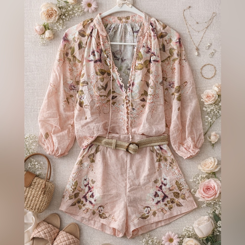 Zimmermann Floral Pink Set